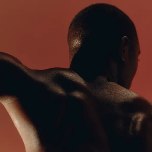 Shoulders back of head man